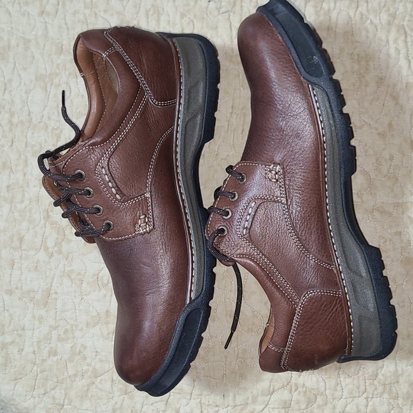 Johnston & Murphy Rutledge Oxfords Shoe's Brown Leather Size 10 - Picture 4 of 9